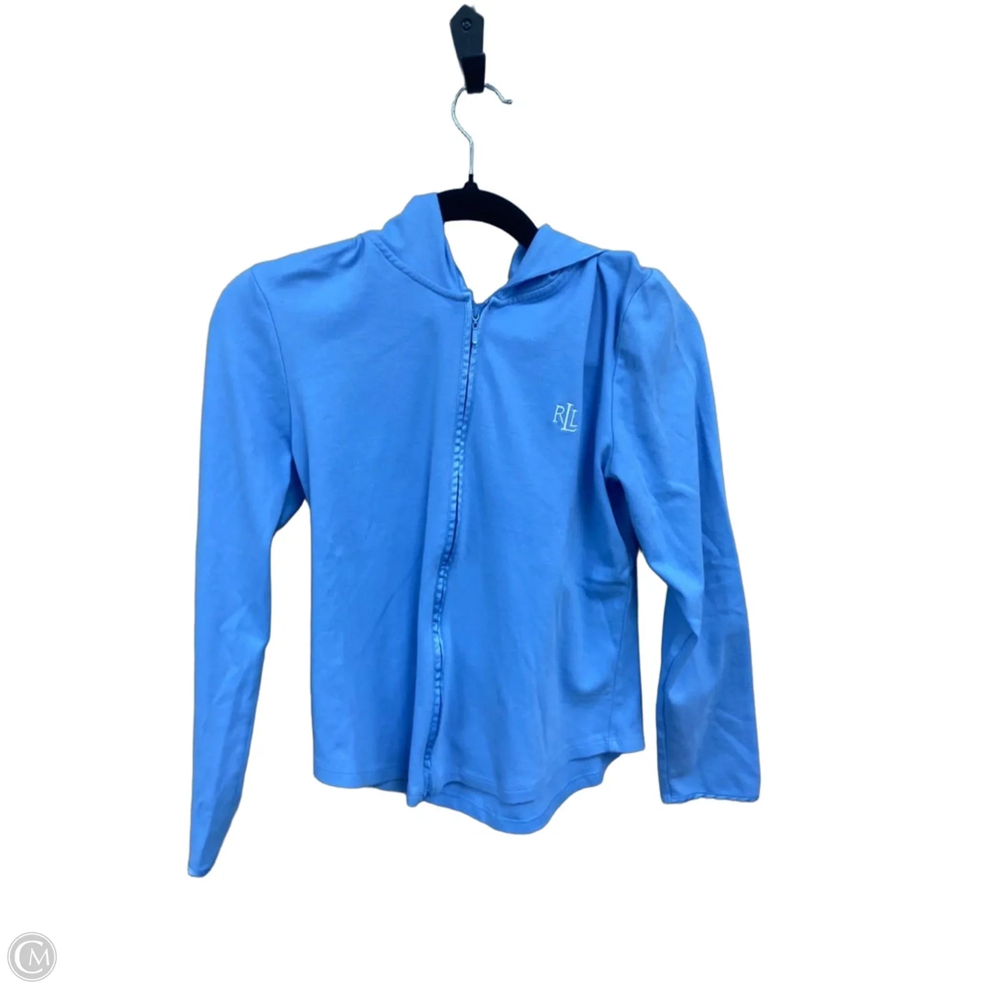 Top Long Sleeve By Lauren By Ralph Lauren In Blue, Size: M