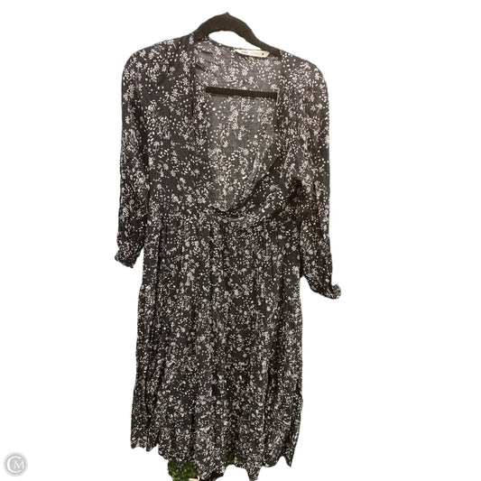 Dress Casual Maxi By Zara In Black & White, Size: M