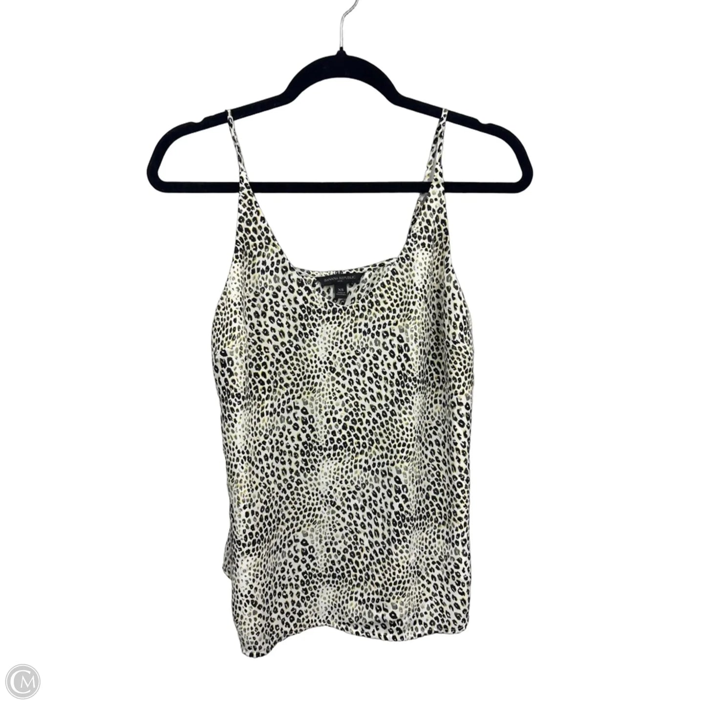 Top Sleeveless By Banana Republic In Black & Yellow, Size: Xs