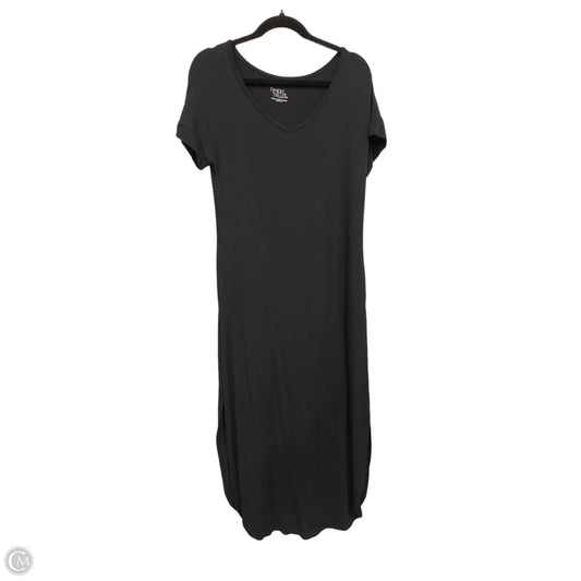 Dress Casual Maxi By Time And Tru In Black, Size: S