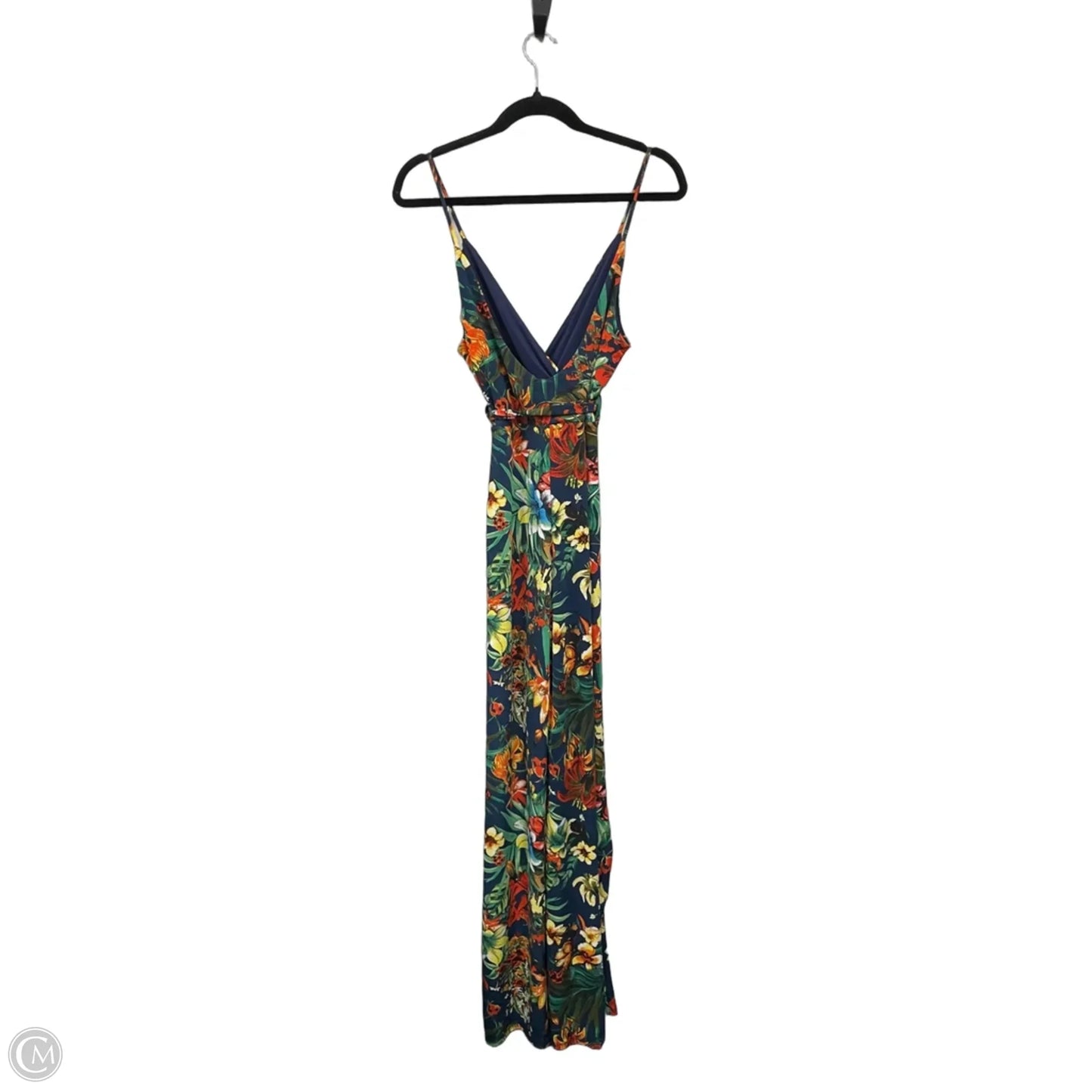 Jumpsuit By Iris In Green & Yellow, Size: S