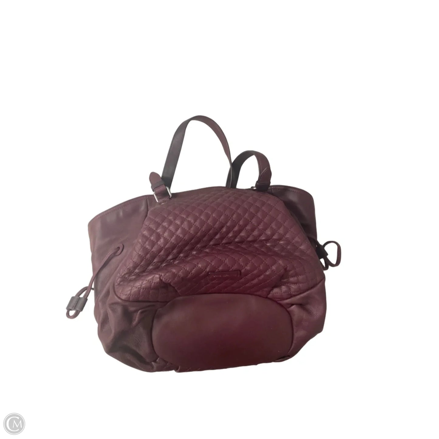 Handbag Leather By Vera Bradley, Size: Large