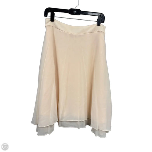 Skirt Mini & Short By Banana Republic In Peach, Size: 4