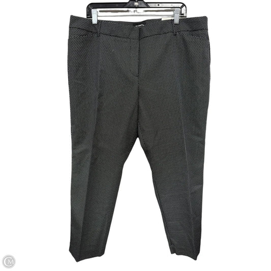 Pants Dress By Liz Claiborne In Black & White, Size: 18