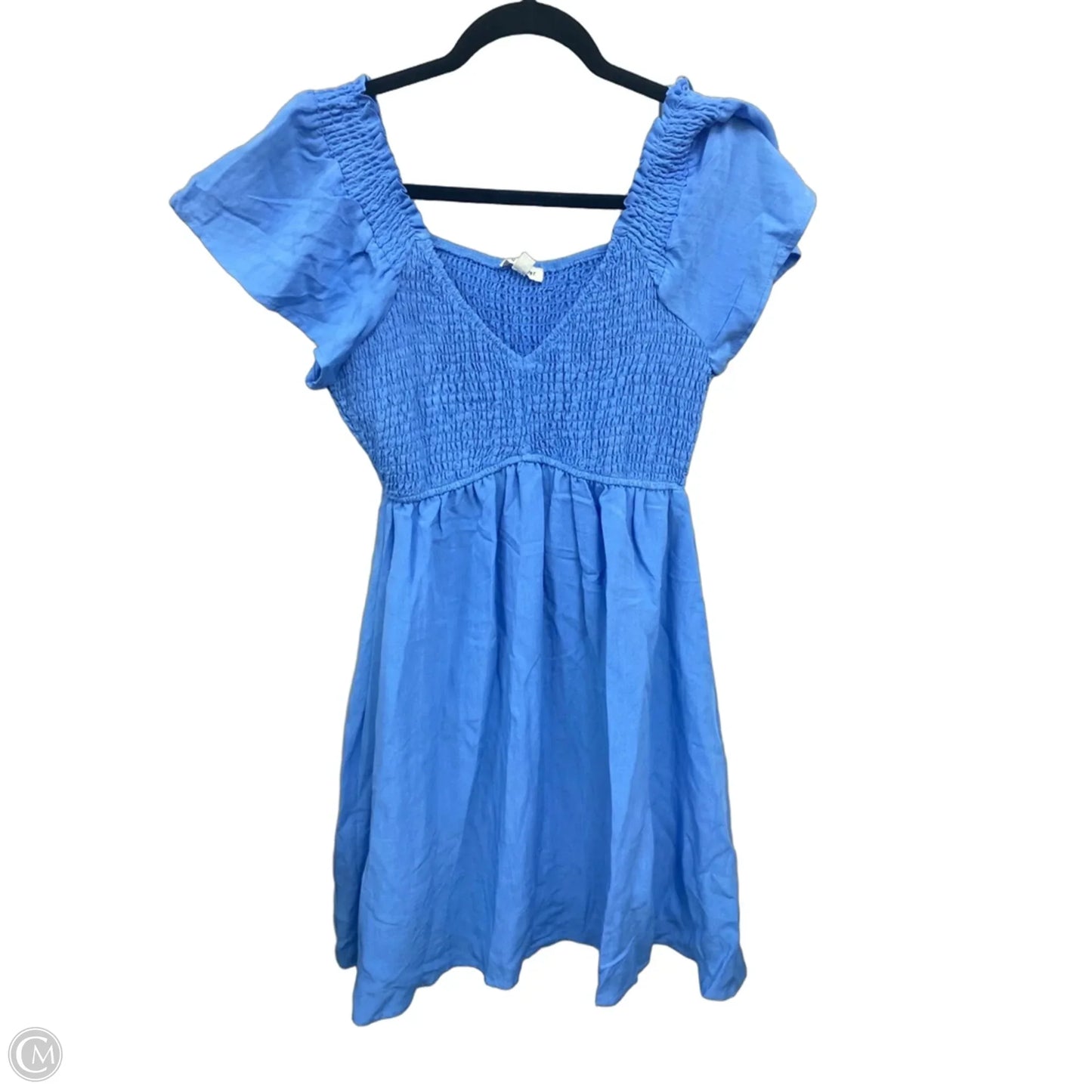 Dress Casual Short By Blu Pepper In Blue, Size: S