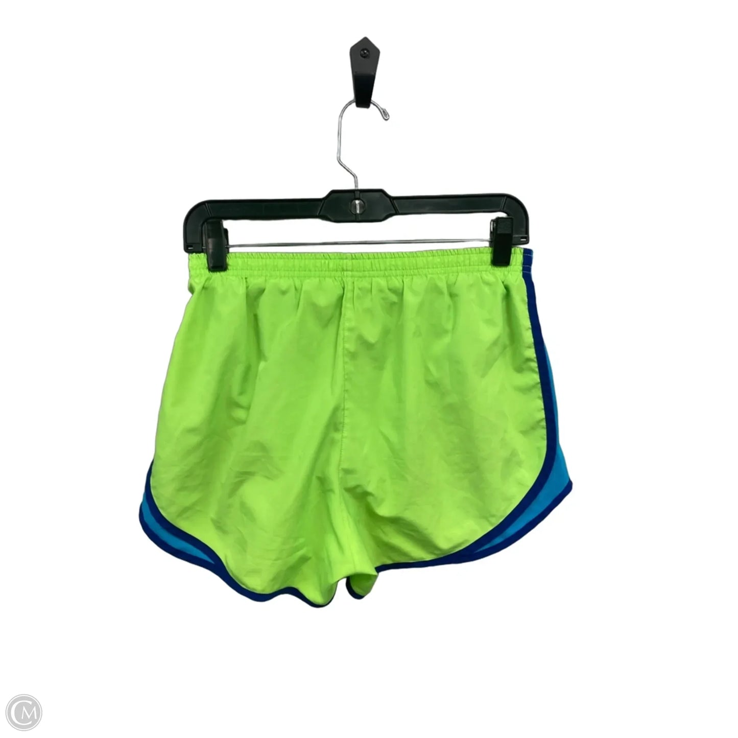 Athletic Shorts By Nike Apparel In Blue & Green, Size: M