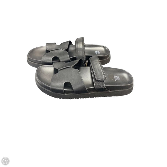 Sandals Flats By Wild Fable In Black, Size: 8