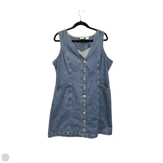 Dress Casual Short By Levis In Blue Denim, Size: Xl
