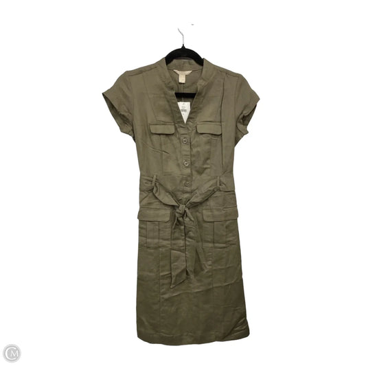 Dress Casual Short By Banana Republic In Green, Size: 0