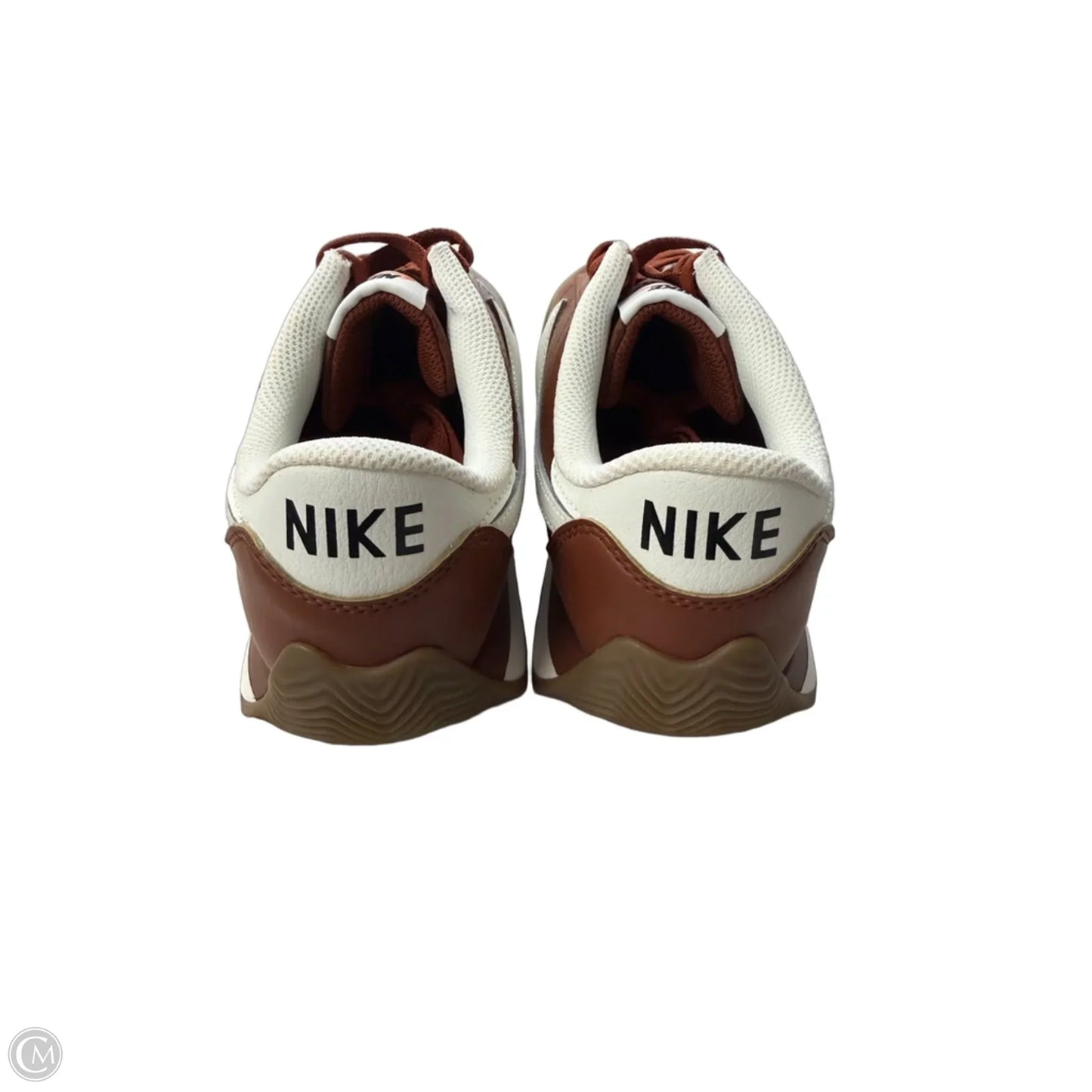 Shoes Athletic By Nike In Brown & White, Size: 9