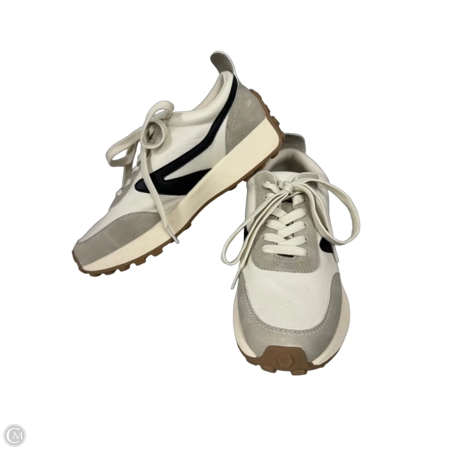 Shoes Athletic By Dolce Vita In Black & Cream, Size: 7.5