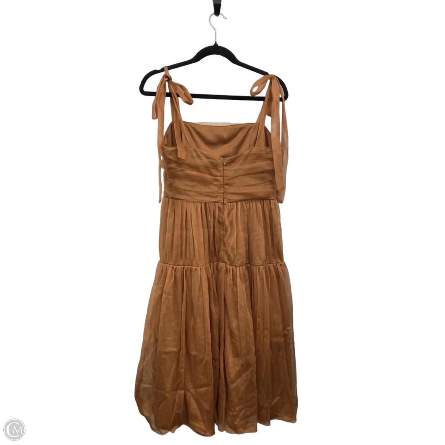 Dress Casual Midi By Storia In Brown, Size: L