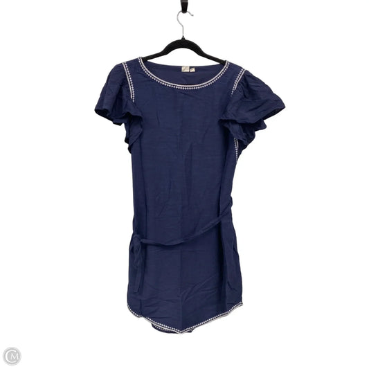 Dress Casual Short By Gap In Blue & White, Size: S