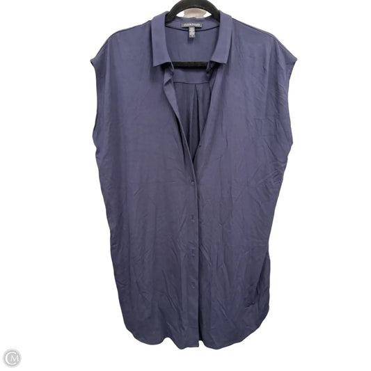 Dress Casual Short By Eileen Fisher In Navy, Size: L