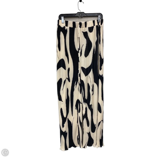 Pants Lounge By Shein In Black & Cream, Size: 12