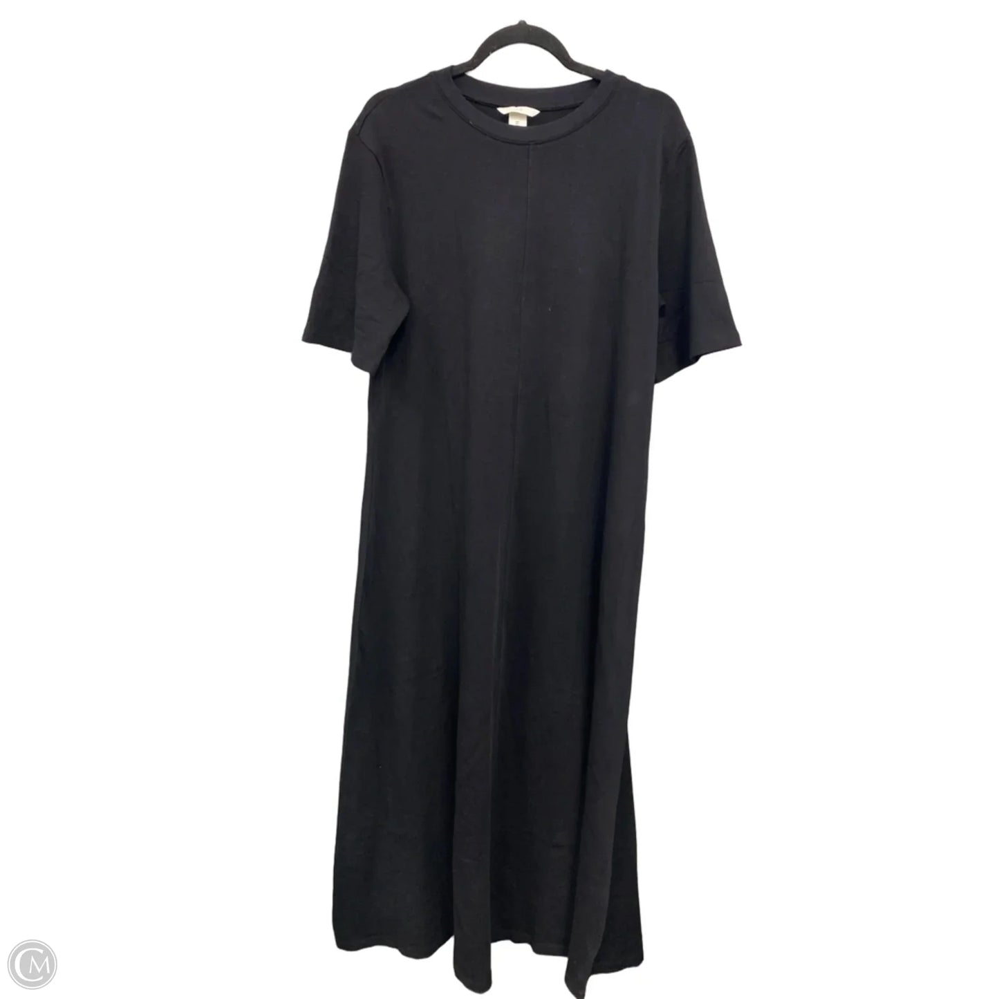 Dress Casual Maxi By H&m In Black, Size: L