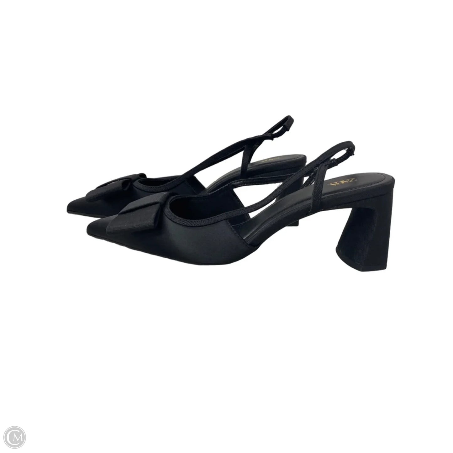 Shoes Heels Kitten By Zara In Black, Size: 7.5
