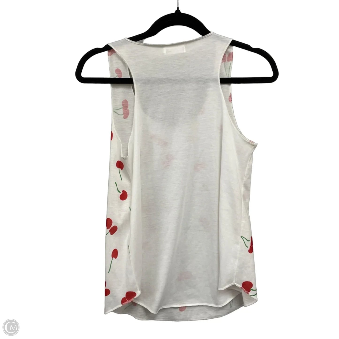 Tank Top By Clothes Mentor In Red & White, Size: S
