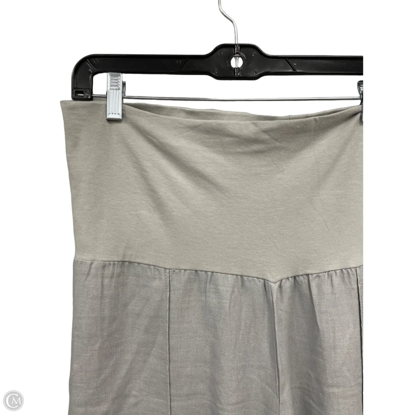Pants Linen By Just Living In Grey, Size: L
