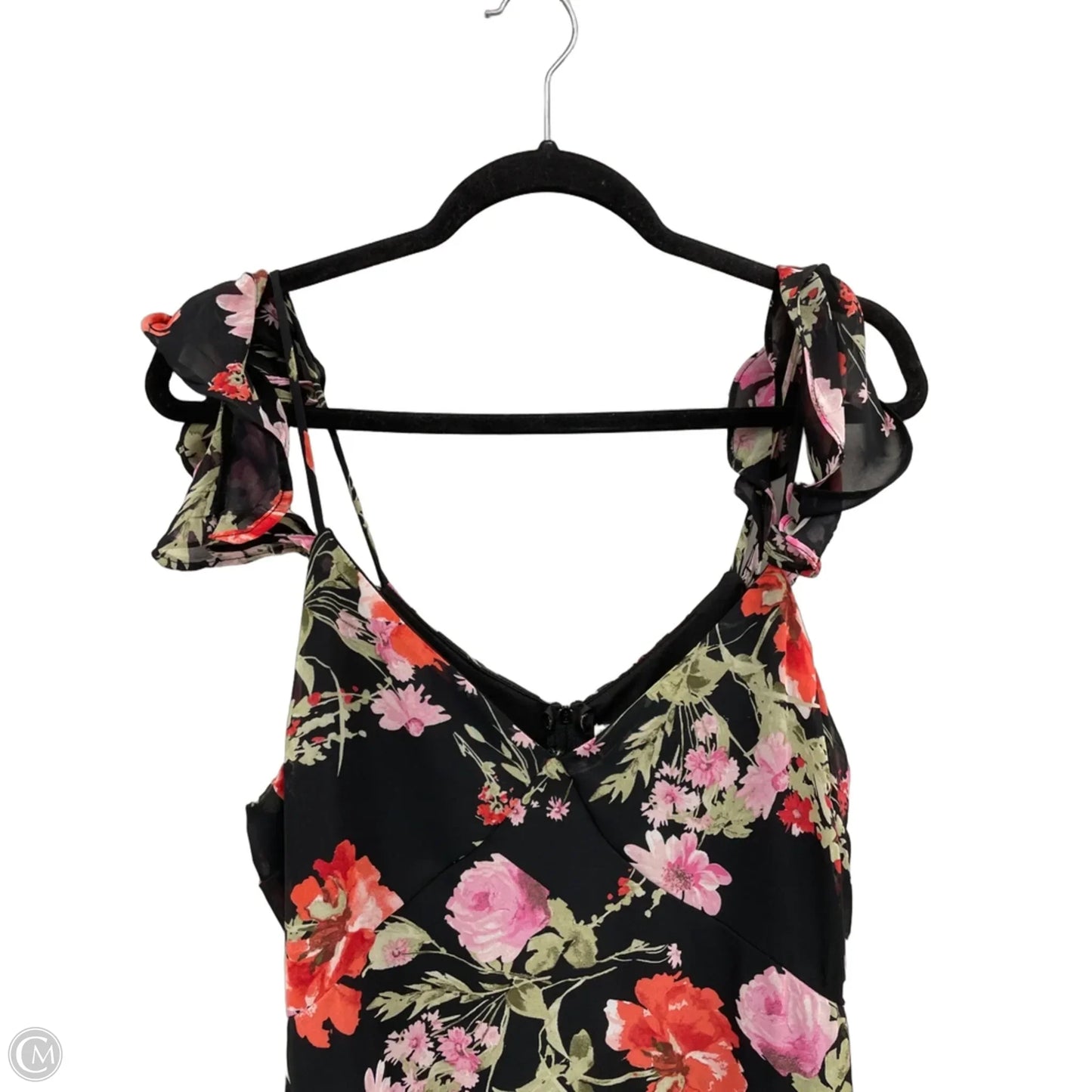 Dress Casual Maxi By Speechless In Black & Orange, Size: Xl