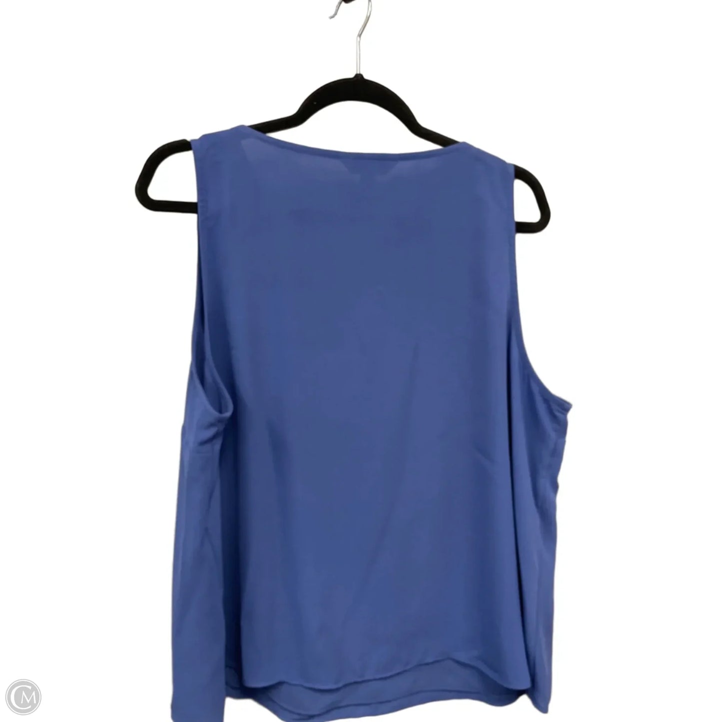 Top Sleeveless By Nine West Apparel In Blue, Size: Xlp