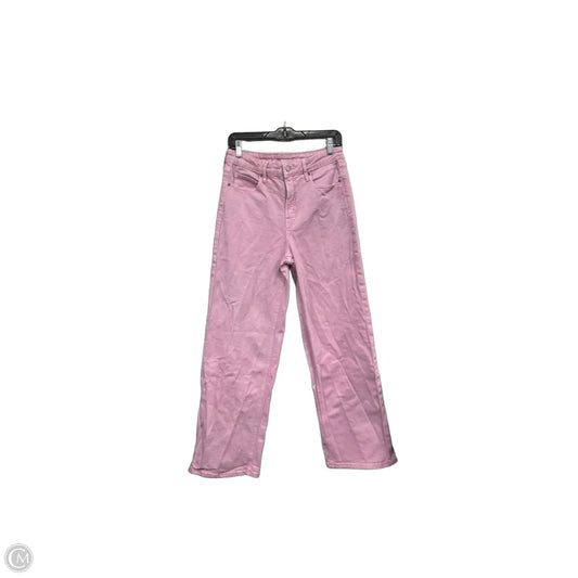 Jeans Wide Leg By Old Navy In Pink, Size: 6