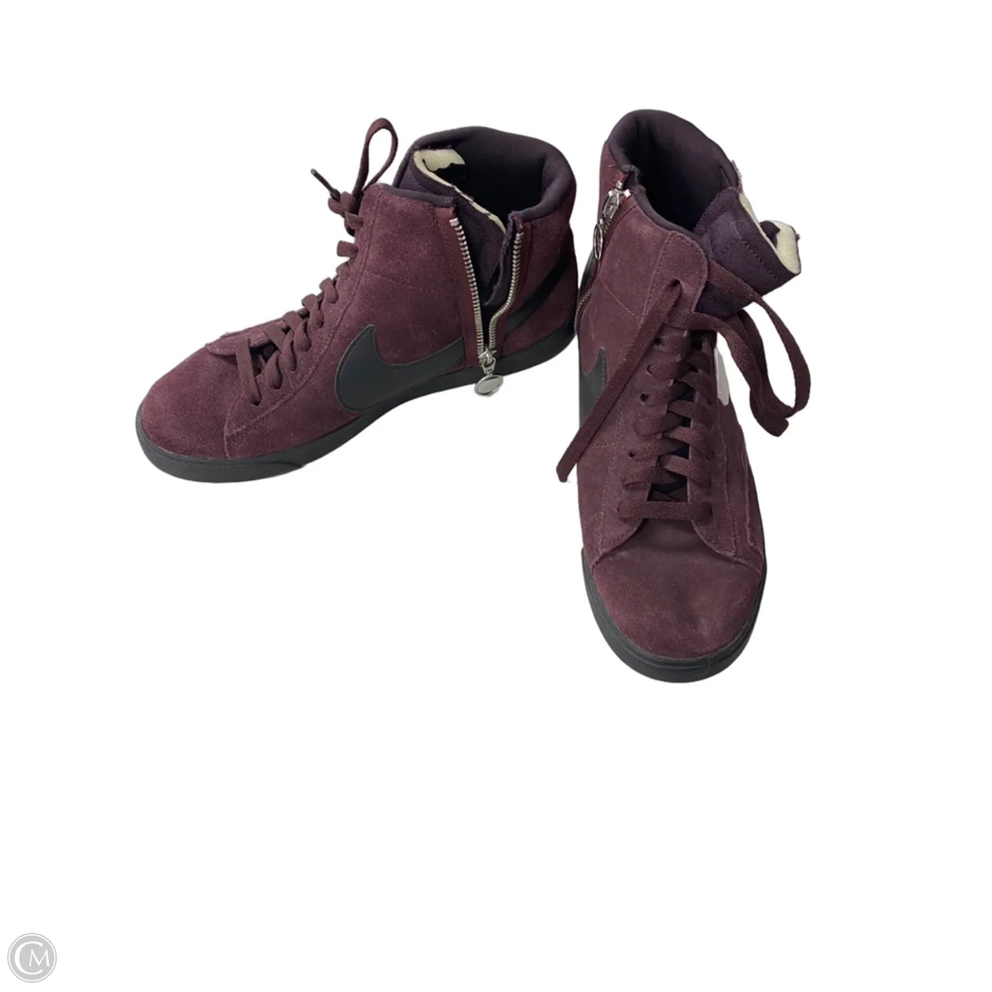 Shoes Sneakers By Nike In Maroon, Size: 9.5