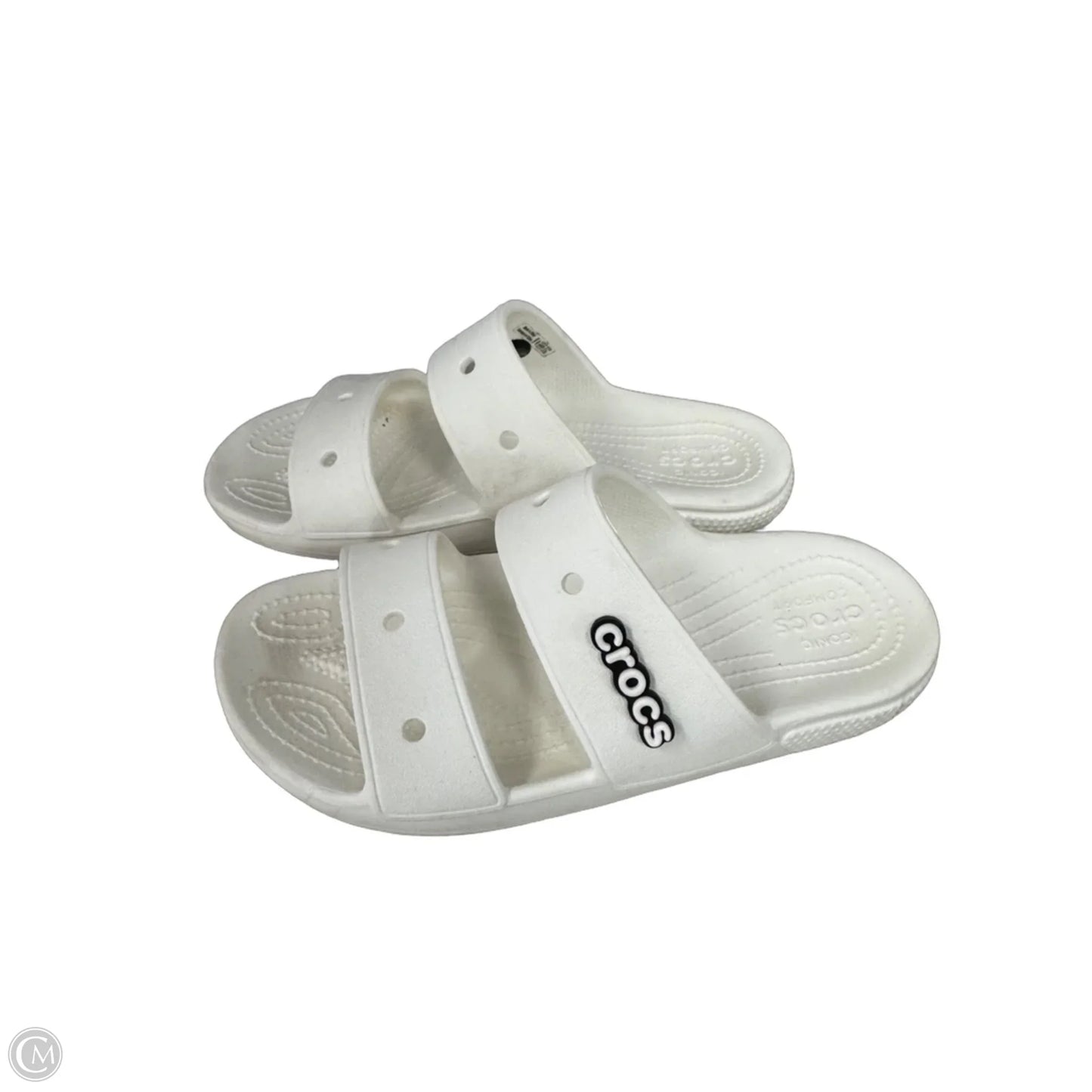 Sandals Sport By Crocs In White, Size: 7