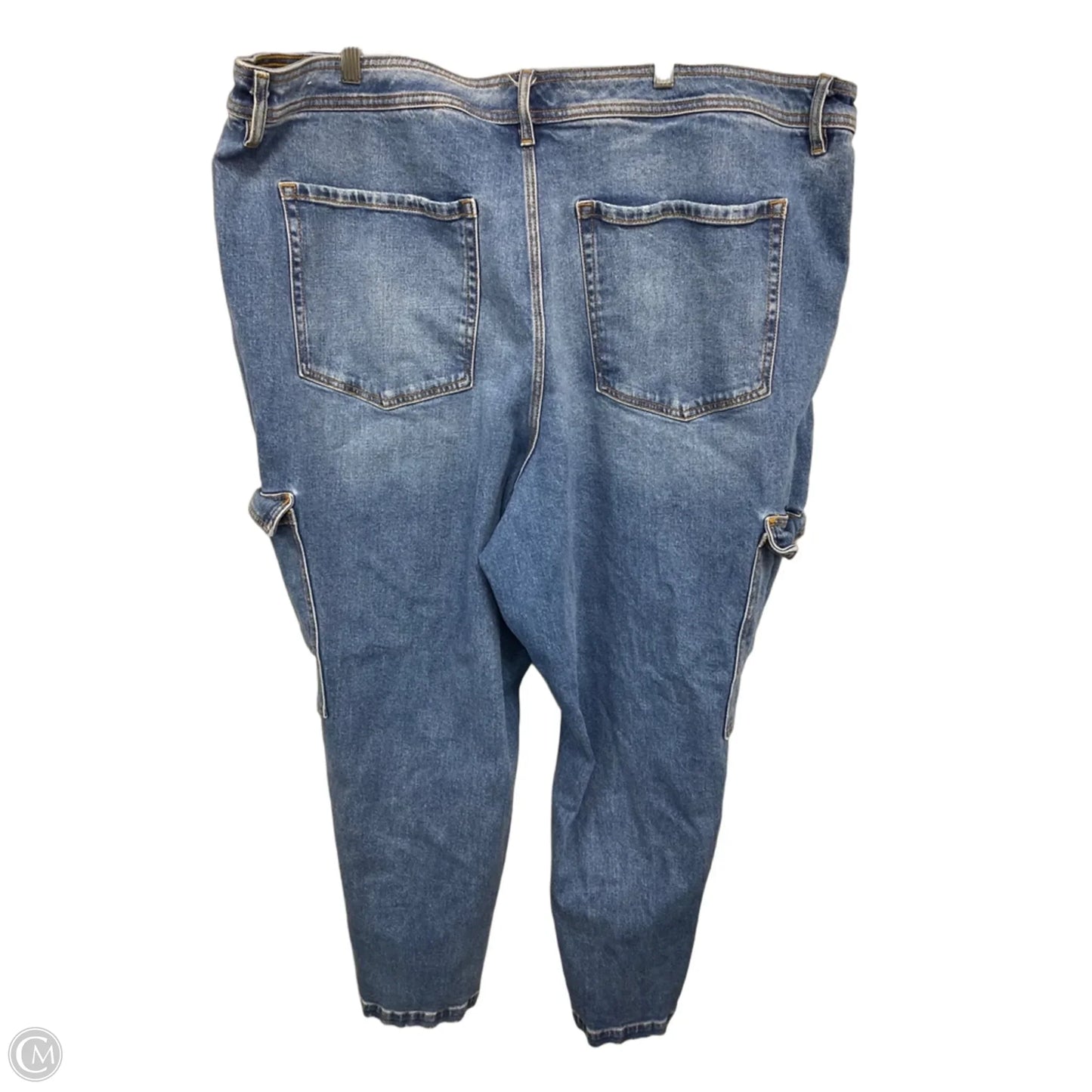 Jeans Wide Leg By Lane Bryant In Blue Denim, Size: 4x