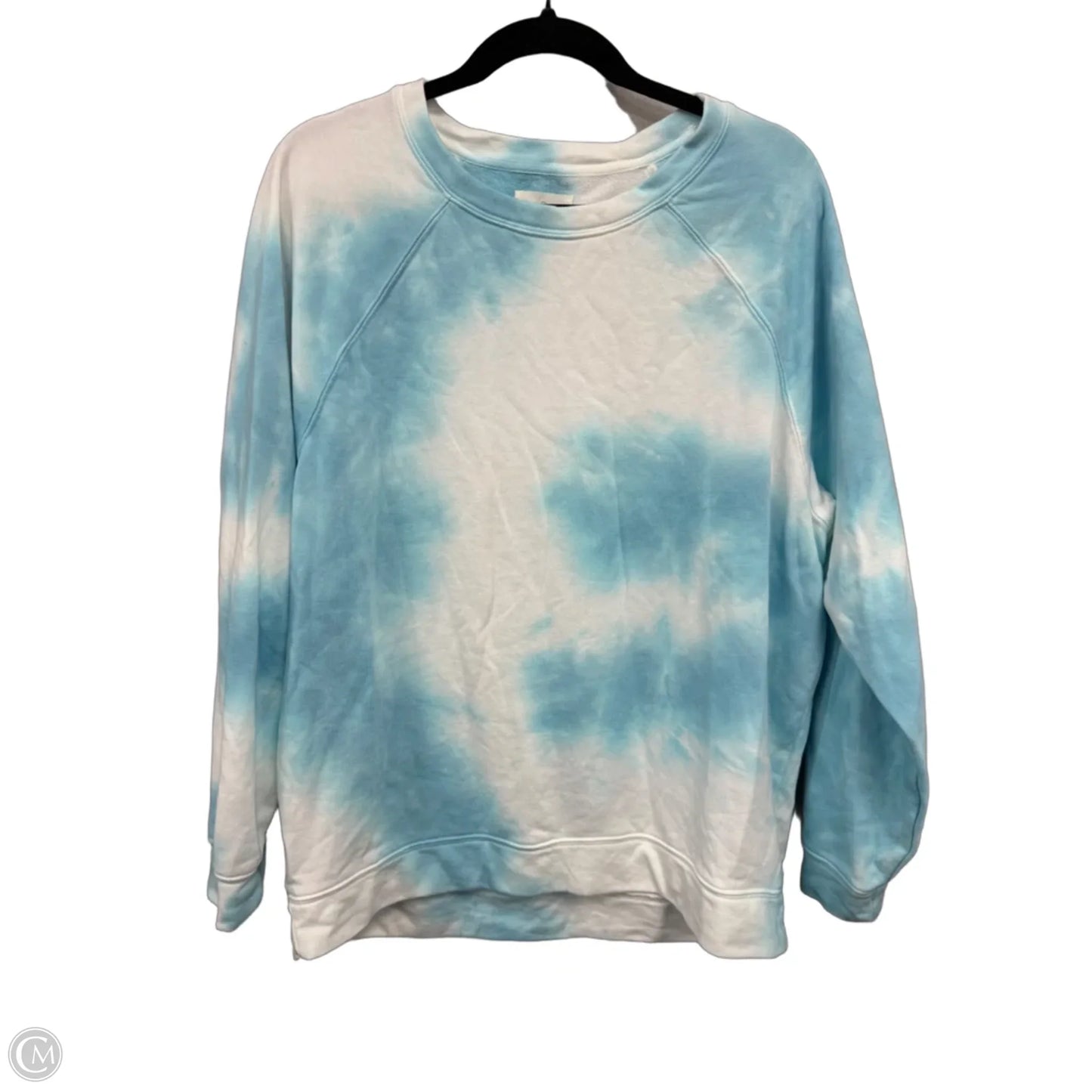 Sweatshirt Crewneck By Lou And Grey In Blue & White, Size: M