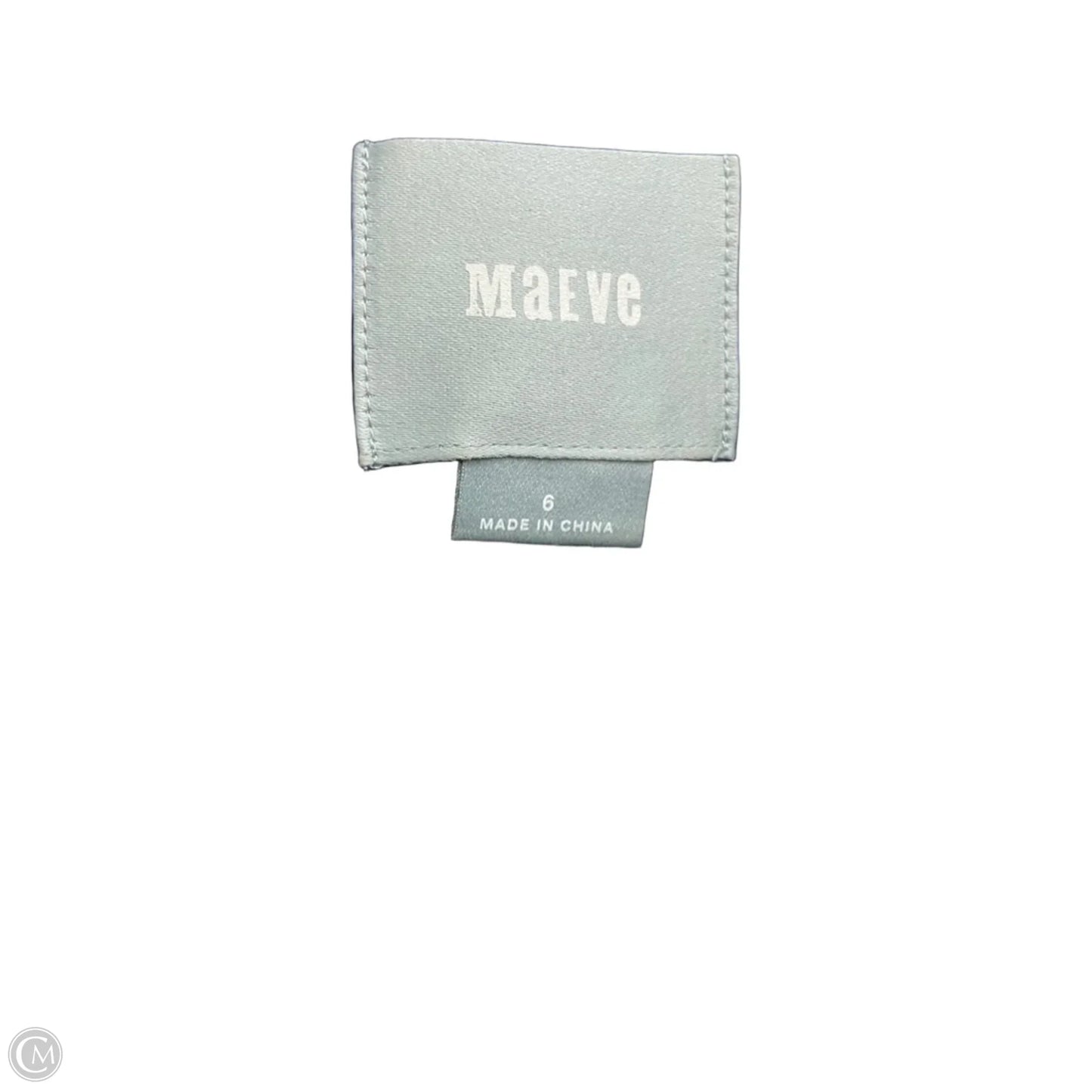 Dress Casual Short By Maeve In Blue & Cream, Size: 8