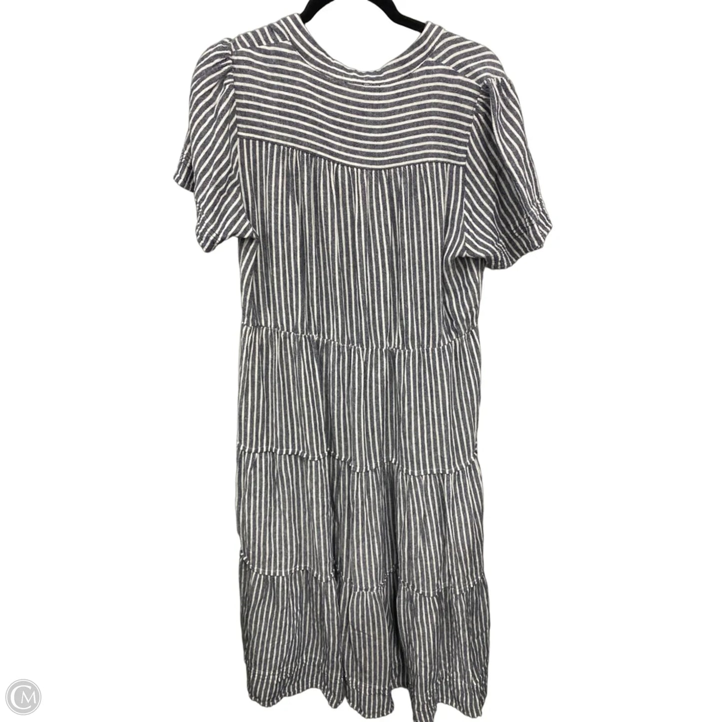 Dress Casual Maxi By Cynthia Rowley In Grey & White, Size: L