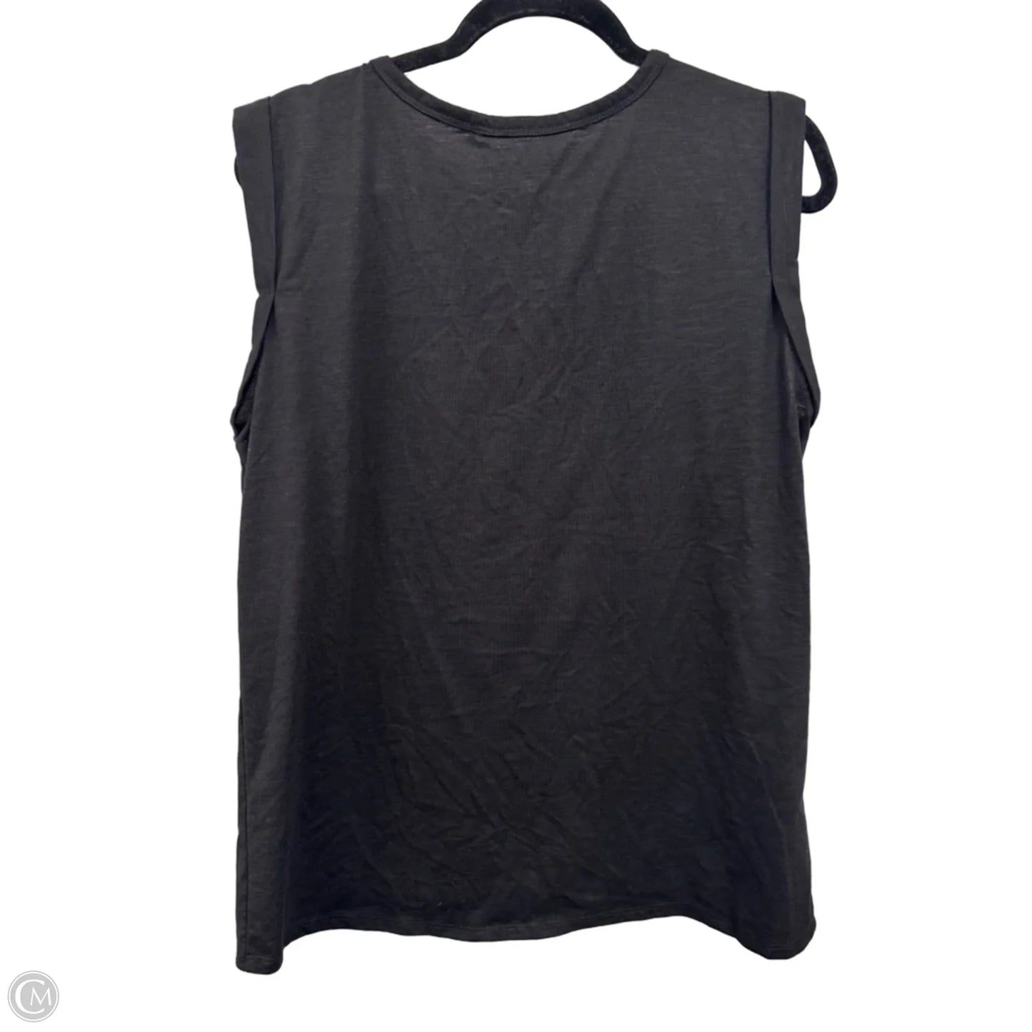 Top Short Sleeve By Loft In Black, Size: L