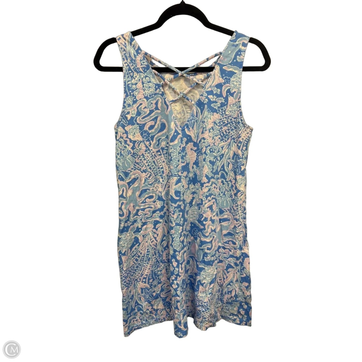 Dress Designer By Lilly Pulitzer In Blue & Purple, Size: M