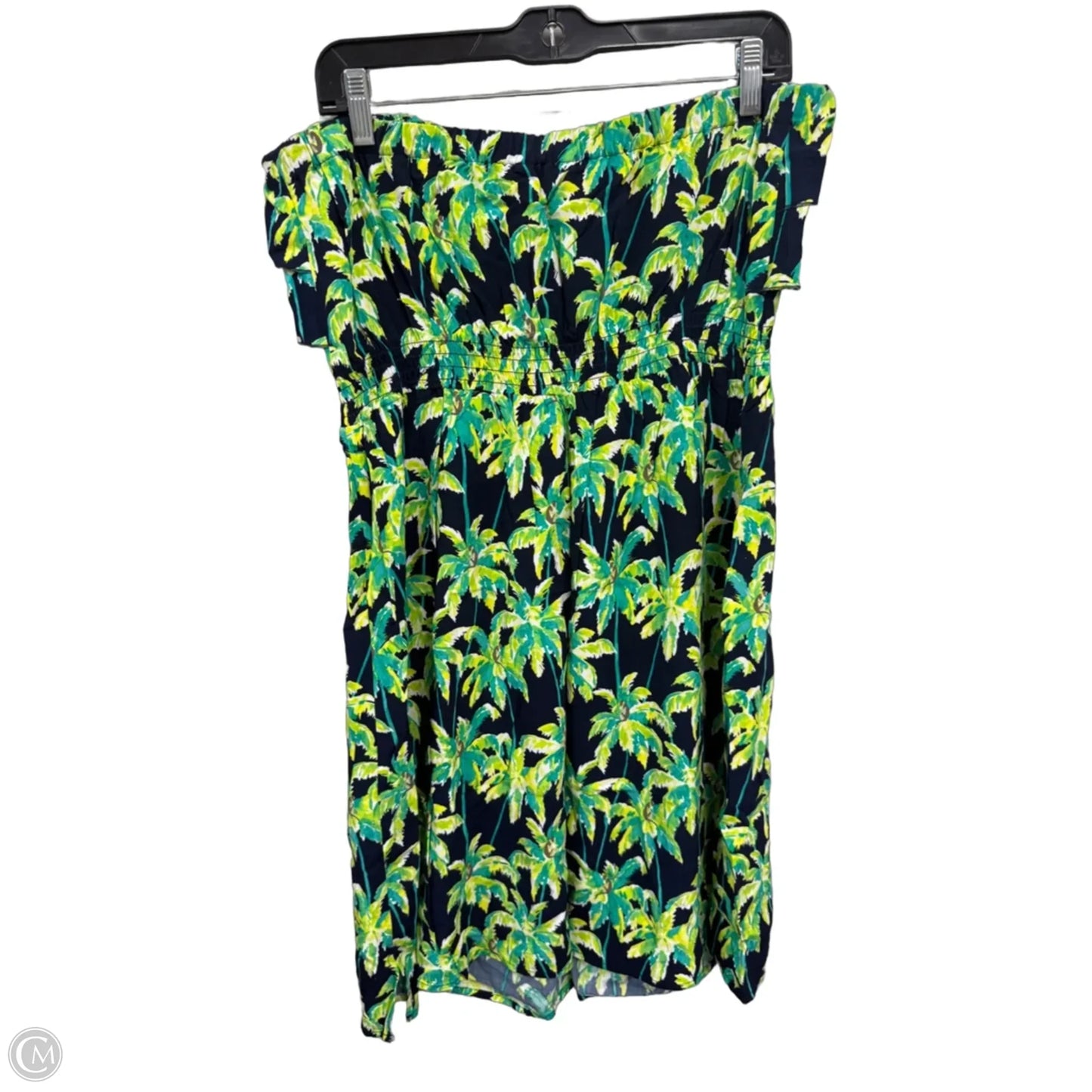 Dress Casual Short By Crown And Ivy In Blue & Green, Size: Xl