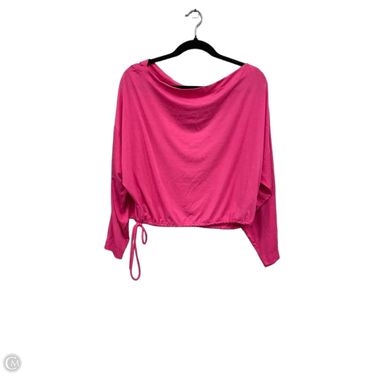 Athletic Top Long Sleeve Crewneck By Athleta In Pink, Size: M