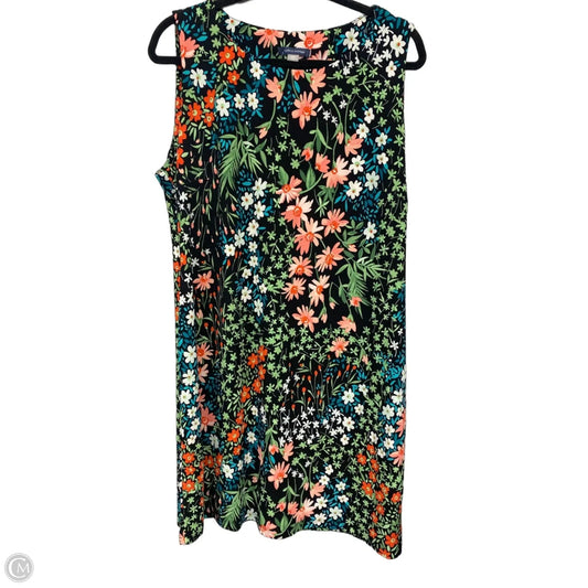 Dress Casual Short By Tommy Hilfiger In Black & Orange, Size: 16