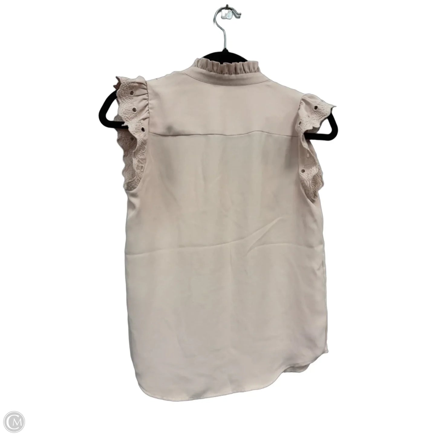 Blouse Short Sleeve By Ann Taylor In Pink, Size: Xxsp