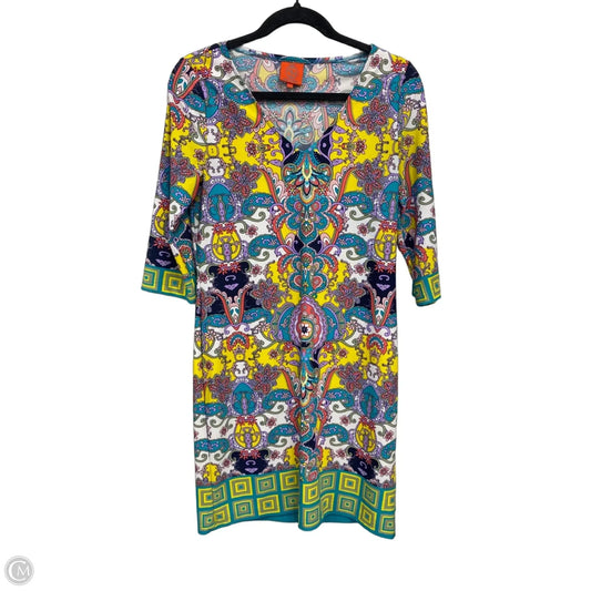 Dress Casual Short By Tracy Negoshian In Blue & Orange, Size: S