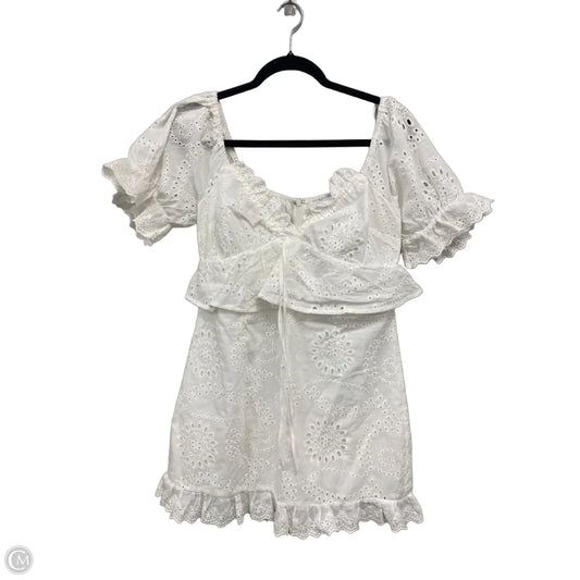 Dress Casual Short By Cmc In White, Size: M