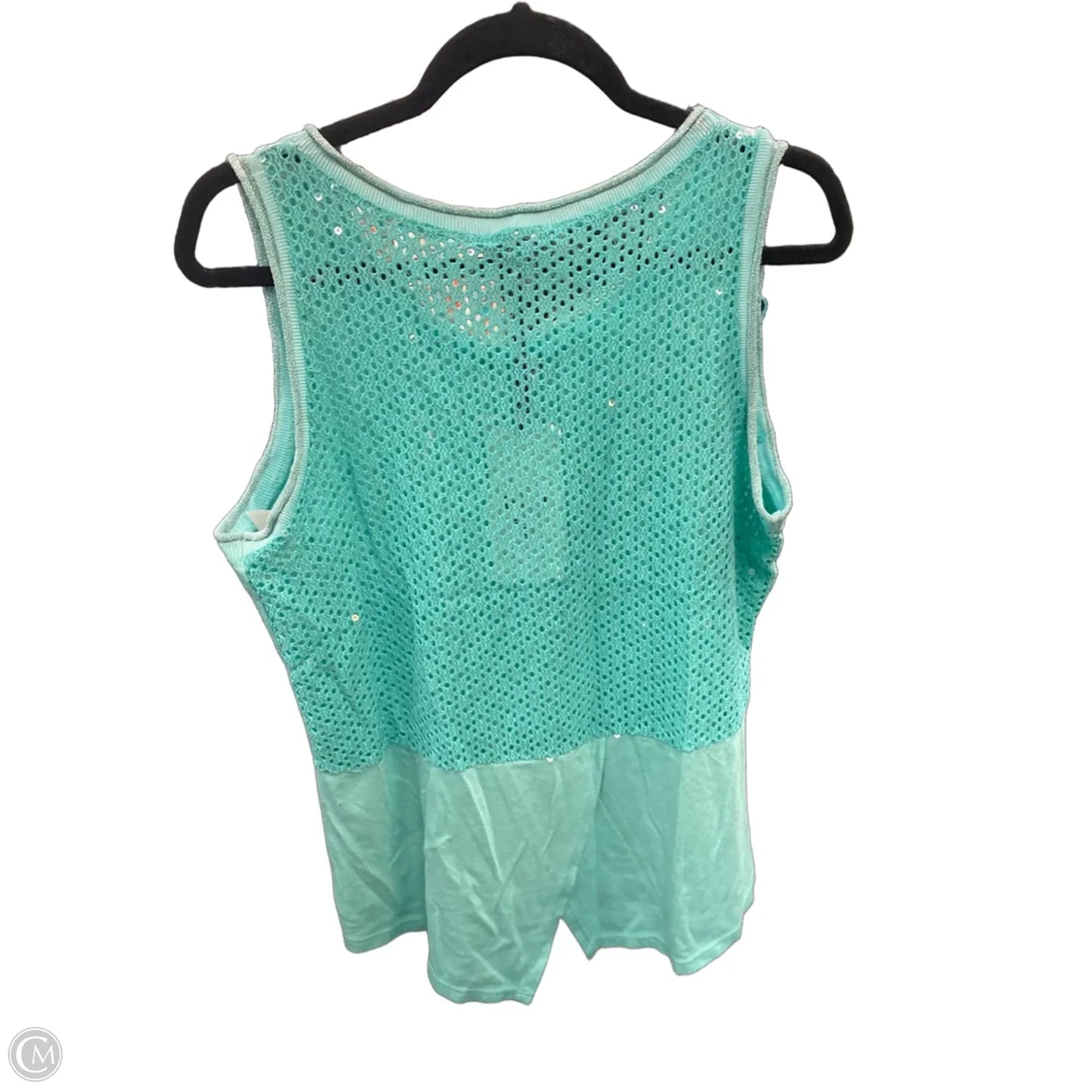 Top Sleeveless By Tempo Paris In Green, Size: S
