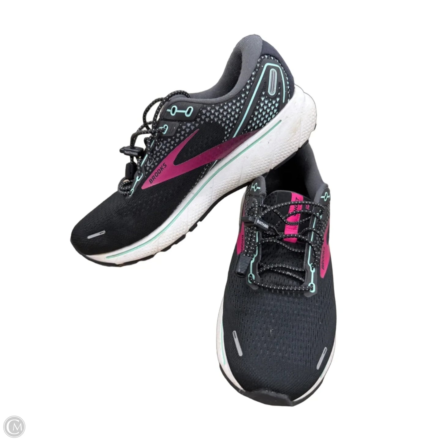 Shoes Athletic By Brooks In Black & Pink, Size: 10