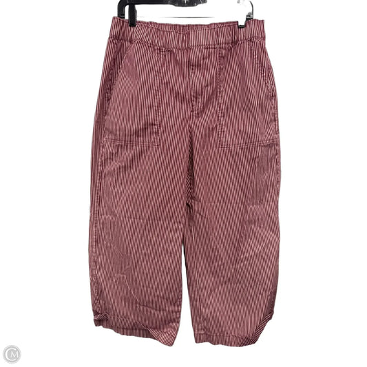 Pants Wide Leg By Gap In Cream & Red, Size: Lp
