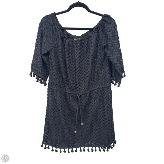 Swimwear Cover-up By Clothes Mentor In Black, Size: Xl