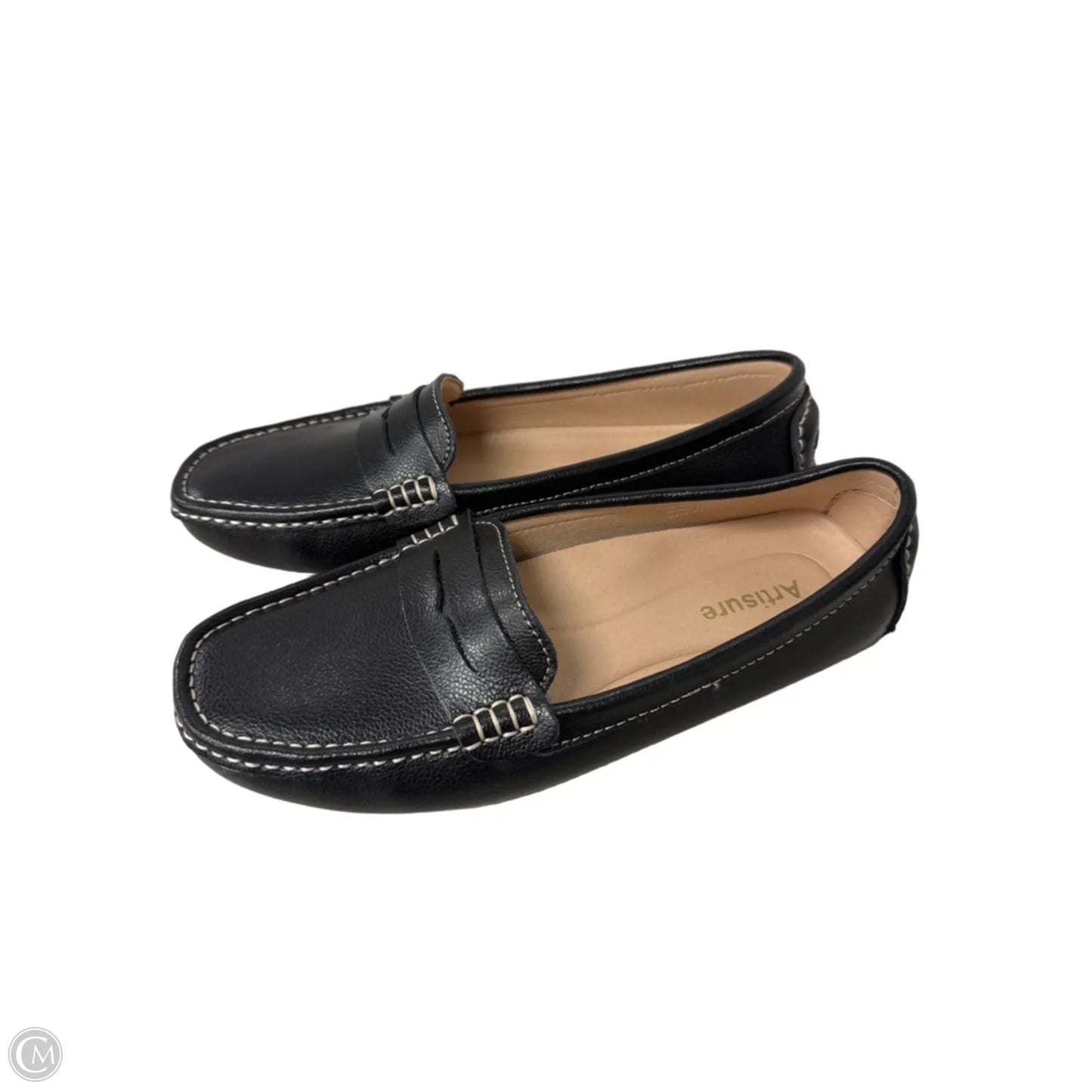 Shoes Flats By Clothes Mentor In Black, Size: 10