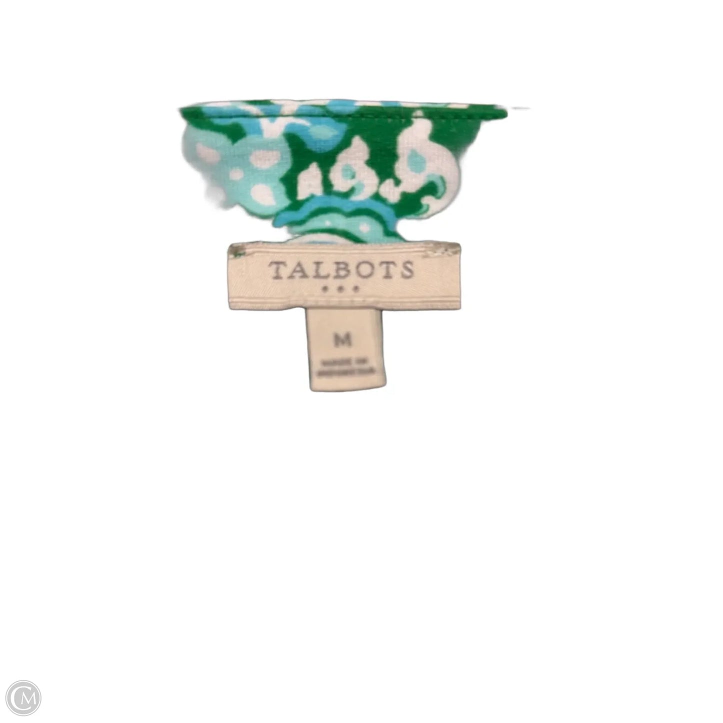 Dress Casual Short By Talbots In Blue & Green, Size: M