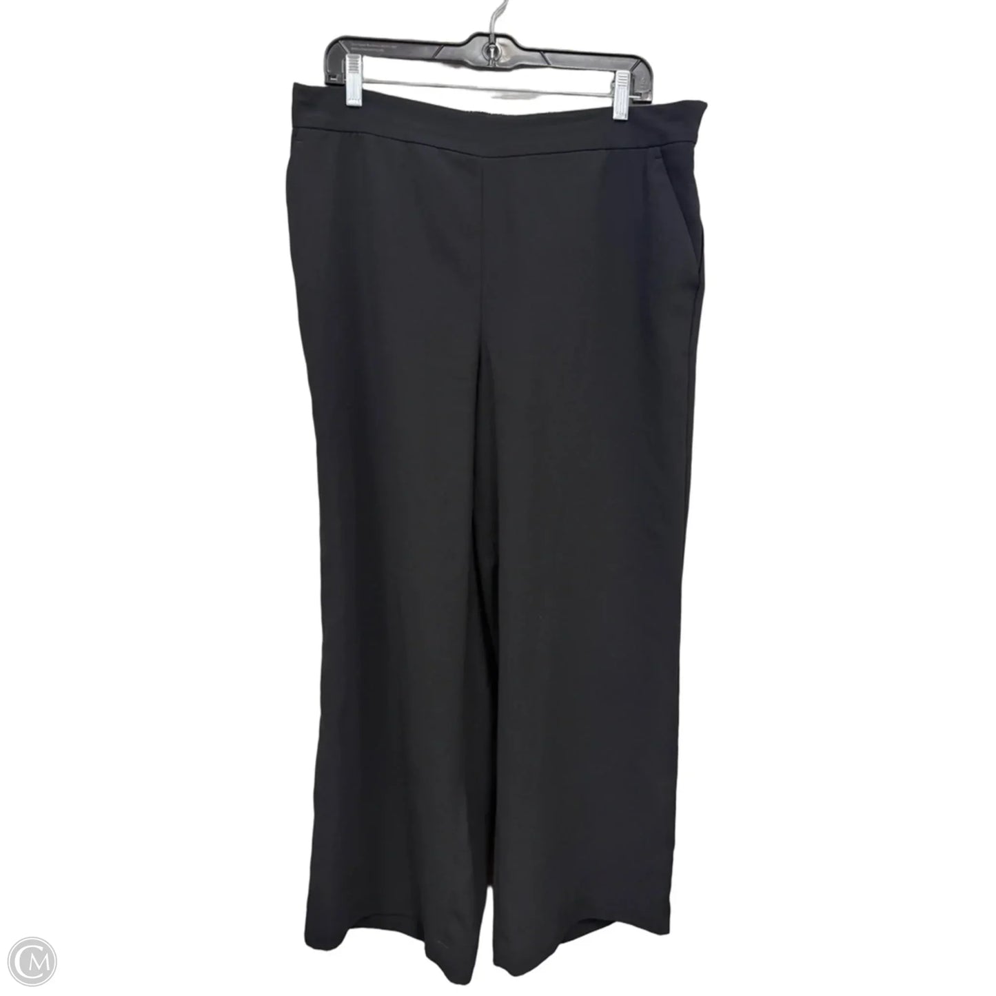 Pants Wide Leg By Loft In Black, Size: L