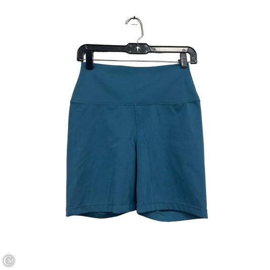 Athletic Shorts By Yogalicious In Teal, Size: L