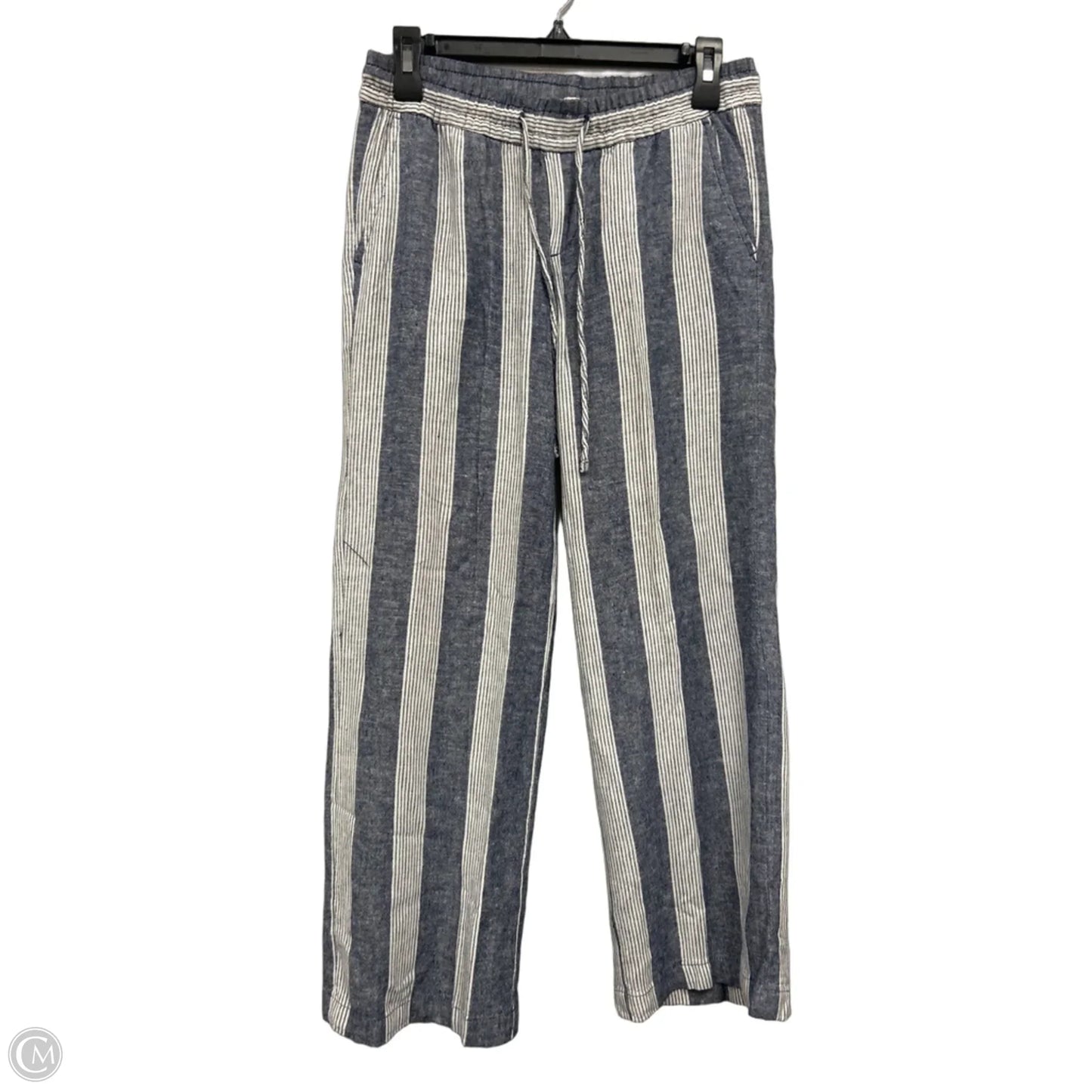 Pants Linen By Old Navy In Blue & White, Size: Sp