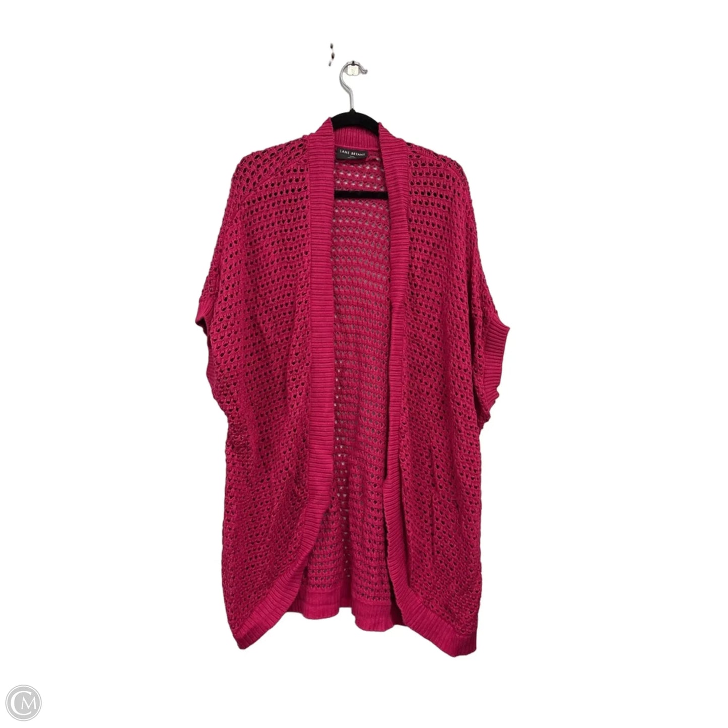 Sweater Cardigan By Lane Bryant In Pink, Size: 2x